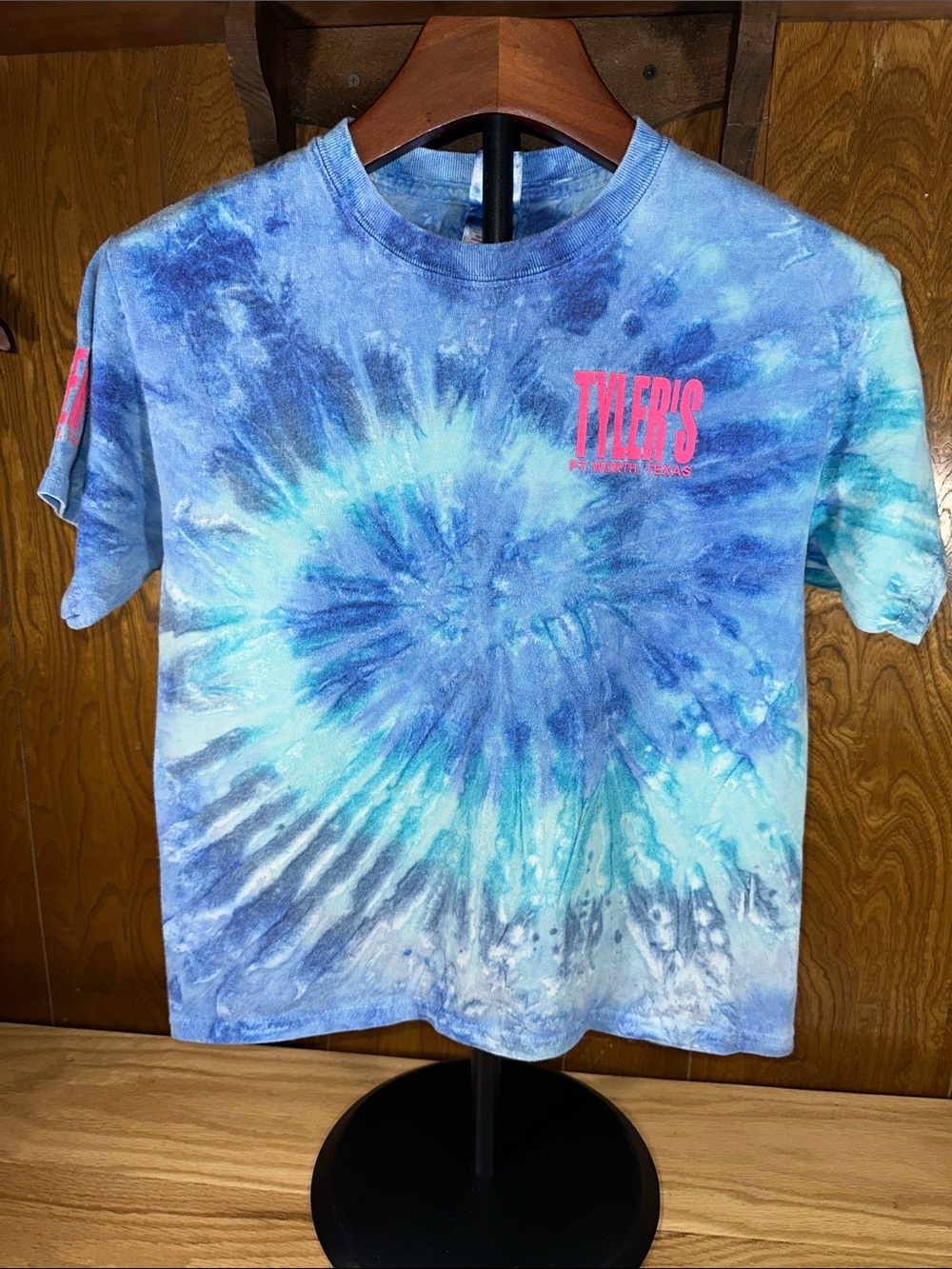 🎉Kids Blue Tie-Dye Short Sleeve Tyler’s Tee. D237